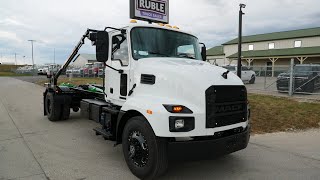 BLACKED OUT TRIM 2024 Mack MD w Palfinger T22 M Hooklift [upl. by Som]