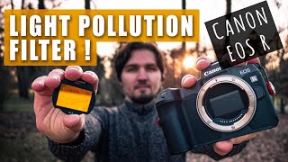 Astronomik CLS clip FILTER for CANON EOS R to reduce light pollution UNBOXING first impressions [upl. by Anirrak]