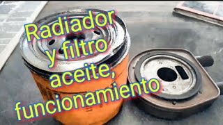 COMO FUNCIONA UN FILTRO Y UN RADIADOR DE ACEITE EN VEHICULOS 2018 [upl. by Adorne187]