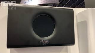 CEDIA 2019 Procella Audio Intros P1 Speaker for Small Rooms C102 AboveScreen Speaker [upl. by Arayt446]