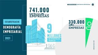 Principales indicadores de Demografía empresarial 2018  2022 [upl. by Havener756]