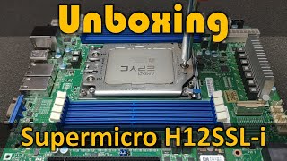 Supermicro H12SSLi Motherboard with EPYC 7443P 24core CPU amd epyc supermicro server [upl. by Anikal]