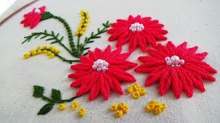 Hand Embroidery Rick Rack Embroidery [upl. by Liw]