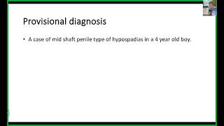 Case Presentation  Hypospadias and Ectopia Vesicae 060423 [upl. by Hras]