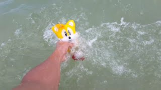 Sonic Plush Adventure Tails at the beach [upl. by Pass306]