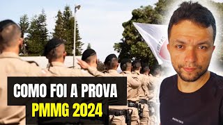 COMO FOI A PROVA PMMG 2024 [upl. by Allesiram]