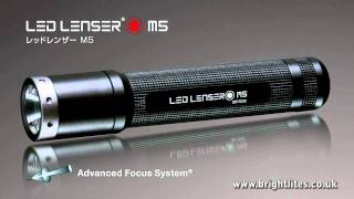 PROFESIONAL RANGE  Led Lenser M5 Demo Brightlitescouk [upl. by Ardnassac]