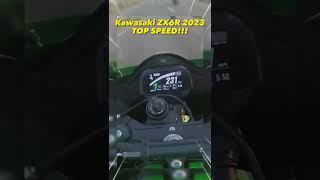 Kawasaki ZX6R 2024 Top SPEED shorts [upl. by Ttegirb457]