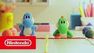 Poochy amp Yoshis Woolly World  ¡Corre Yoshi corre Nintendo 3DS [upl. by Anitsirhk808]