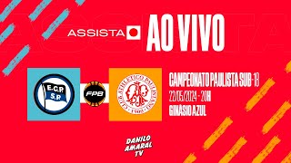 AO VIVO E EXCLUSIVO  Pinheiros x Paulistano  Campeonato Paulista de Basquete Sub18 [upl. by Suciram]