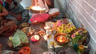 Aakash deepam puja in Malleshpalya [upl. by Landrum]