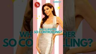 Why is Heather so CONTROLLING rhoc astrology podcast bravo [upl. by Minne770]