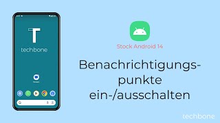 Benachrichtigungspunkte einschalten oder ausschalten Android 14 [upl. by Pugh709]