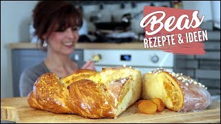 Hefezopf Rezept  gefüllter Striezel  Backen zum Frühstück oder Osterbrunch [upl. by Faunie]