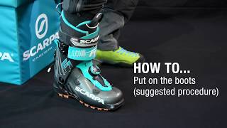 HOW TO… put on the boots  F1 [upl. by Arbas549]