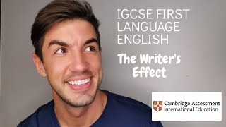 iGCSE First Language English  How to get top marks for the Writers Effect 13 [upl. by Blessington291]