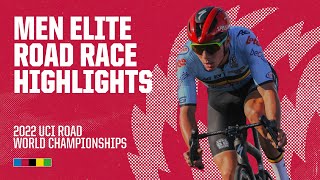 Men Elite Road Race Highlights  2022 UCI Road World Championships [upl. by Treiber]