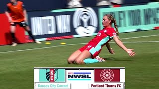 Amazing match KC Current vs Portland Thorns FC Highlights [upl. by Mathilda]