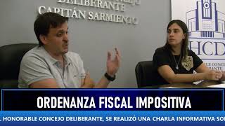 CHARLA INFORMATIVA SOBRE LA NUEVA ORDENANZA FISCAL IMPOSITIVA PARTE 2 [upl. by Norrehs]