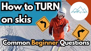 How to turn on skis for BEGINNERS [upl. by Heim]