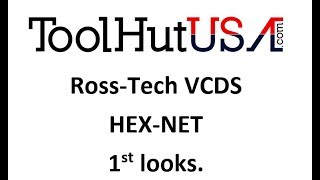 Ross Tech VCDS 1st look [upl. by Eidnil]