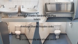 Armitage Shanks Sandringham Plus toilets at a Private Place Port Talbot [upl. by Nevyar]