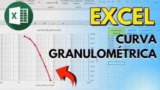 COMO FAZER CURVA GRANULOMÉTRICA NO EXCEL I Aprenda a fazer gráfico passo a passo e com EXEMPLO [upl. by Strong82]