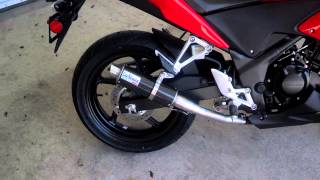 2013 CBR250R Leo Vince GP Corsa Racing Exhaust Soundclip  Honda of Chattanooga CBR250R SALE [upl. by Eihpos]