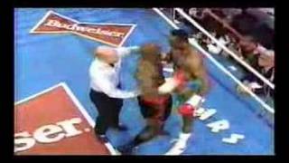 Hearns vs Barkley Rematch March 1992rounds one and two [upl. by Schoening112]