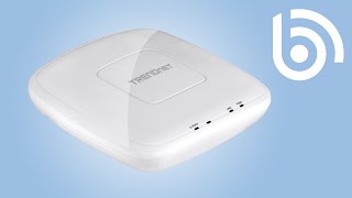 TRENDnet TEW755AP WiFi Managed Access Point introduction [upl. by Laban]