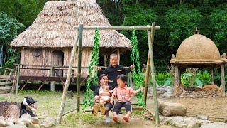 The Best Dwarf Family Movies  Crafting a Swing From Bamboo  Goose Nest Care  Survival in the Wild [upl. by Onig]