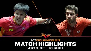 Wang Chuqin vs Patrick Franziska  MS R16  WTT Finals Fukuoka 2024 [upl. by Zoubek]