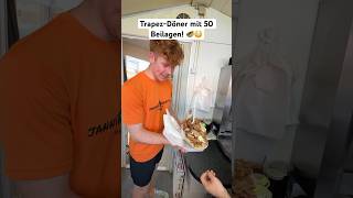 TrapezDöner mit 50 Beilagen 🥙😳 döner jannikfreestyle [upl. by Teragramyram]