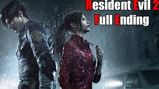 Resident Evil 2 Remake  FULL ENDING Claire  A  Standard No Commentary [upl. by Fari833]