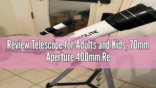 Review SPECILITE Telescope for Adults and Kids 70mm Aperture 400mm Refractor Telescope [upl. by Wanonah]