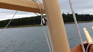 Echo Bay Dory Skiff sailing [upl. by Yorel725]