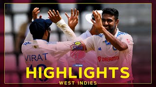 Highlights  West Indies v India  Ashwin Stars With 560  1st Cycle Pure Agarbathi Test Day 1 [upl. by Eerpud]