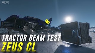 Zeus CL Tractor Beam Test  Star Citizen [upl. by Hild]