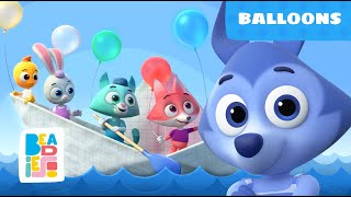 Beadies — BALLOONS — Season 1 — Episode 17  Cartoons for babies [upl. by Eilsew463]