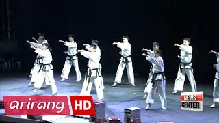 N Korean Taekwondo team performs in Seoul among fervent local support [upl. by Krystyna]