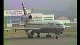 Preswick Airport Wardair DC10 Air Canada L1011 [upl. by Barling]