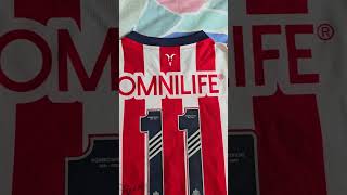 ISAAC BRIZUELA MATCH ISSUED amp SIGNED CHIVAS JERSEY [upl. by Hardunn]