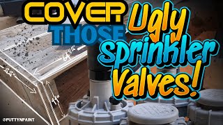 How To Build A Redwood Sprinkler Valve Cover DIY [upl. by Enylhsa]