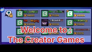 THE CREATOR GAMES Brawl Stars ft CodeRzm64 [upl. by Imray]