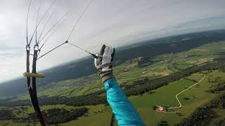 vol parapente  corgemont chasseral tauffelen [upl. by Enyluqcaj313]