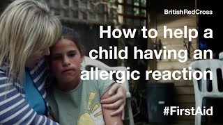 How to help a child suffering an allergic reaction FirstAid PowerOfKindness [upl. by Enenaj]