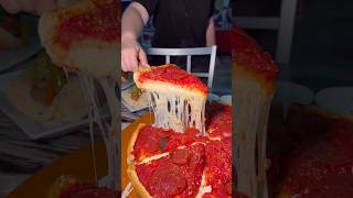 CHICAGO THIN vs CHICAGO STUFFED PIZZA Amore Taste of Chicago in Las Vegas [upl. by Adala]