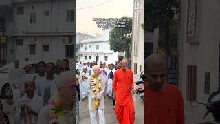 A Blessed Arrival 🙏✨ HG  Mukunda Datta at ISKCON Bhopal iskconbhopal MukundaDattaPrabhu [upl. by Elleunamme126]