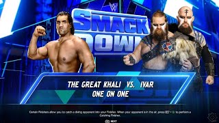 The Great Khali Vs Ivar Friday Night Smackdown 9 Nov 2024 [upl. by Werner]