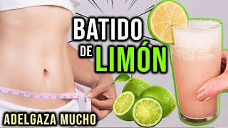 PIERDE BARRIGA con esta DELICIOSA BEBIDA DE LIMÓN [upl. by Cass]